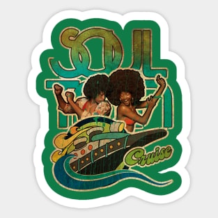 VINTAGE SOUL TRAIN CRUISE DANCE TEXTURE Sticker